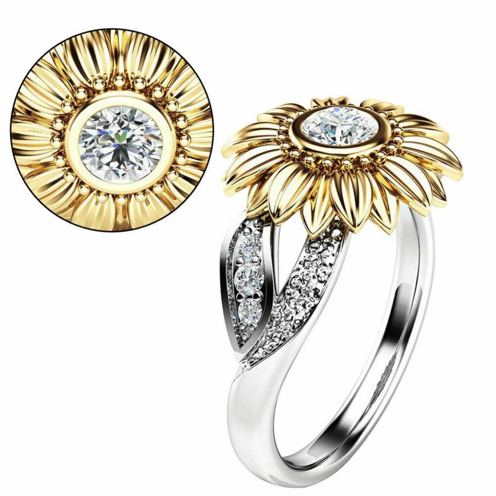 NWOT Sunflower Ring - Picture 3 of 16
